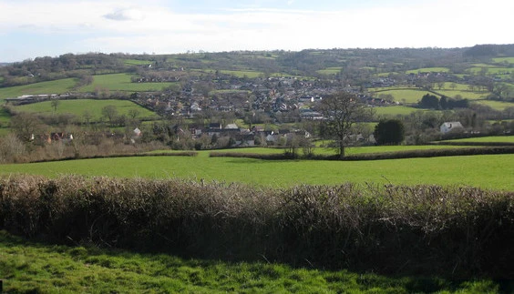 Hemyock from the Millennium seat