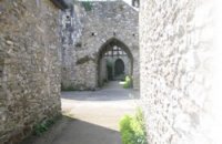 Another view of a gatehouse at Hemyock Castle