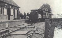 1384 waiting to depart from Hemyock, circa 1905 1384 waiting to depart from Hemyock, circa 1905