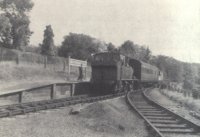 A solitary angler joins the train at Whitehall Halt